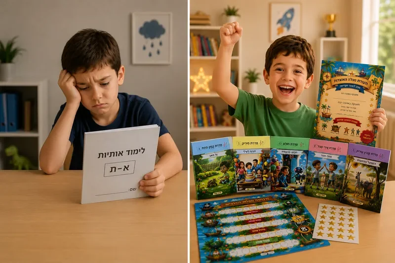 ערכת צליל התנועה – ספרונים, מפת מסע ותעודת סיום